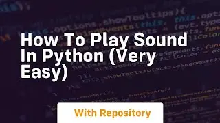 How to play sound in python very easy