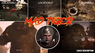 MAD TIGER | SIDE QUEST | Black Myth Wukong || Location and quick fight Guide