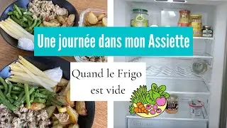 Une journ&eacute;e dans mon assiette: sp&eacute;ciale FRIGO VIDE