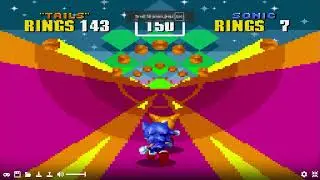 Sonic classic heroes as sonic and tails in sonic 2 mode arcade hole website