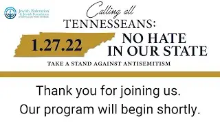 Shine a Light on Antisemitism, NO HATE IN OUR STATE