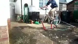 Pedal powered water pump