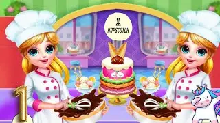 Icecream Cake Maker Dessert Kitchen game - Gameplay #1
