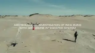 Ground Penetrating Radar (GPR)+drone integrated system - Archaeological investigation of Inca ruins