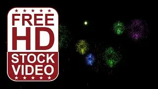 Free Stock Videos &ndash; abstract animated colorful fireworks seamless loop 2D animation