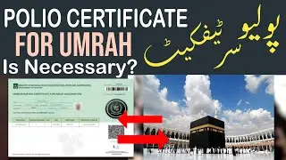polio certificate for saudi arabia | polio certificate for umrah visa 