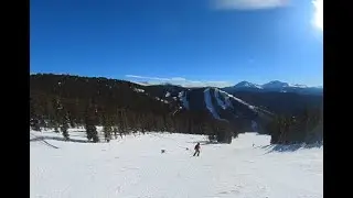 Keystone Mozart Early Season - Blue run - 360 video - VR - Skiing - POV - December 2023