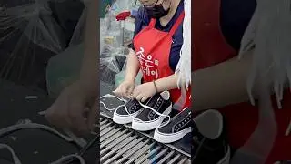 How to Make Sneakers in Shoes Mass Production Factory
