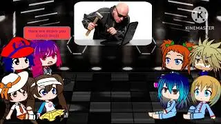 Pokemon trainers (+ rhythm) react to SMG4: Mario's Internet safety