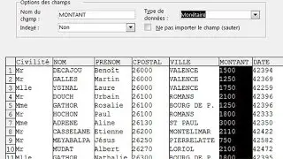 Importer les données d'un tableau Excel dans Access
