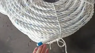 3 Strand Pp Polypropylene Rope Twisted Marine Mooring Floating Fishing Rope with Low Price