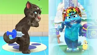 Painful Injection to Ice Power ❄️💉 Tom&rsquo;s Story, Shocking Funny Scene #mytalkingtom2