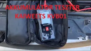 Akkumul&aacute;tor tesztelő KAIWEETS Battery tester KVB01