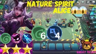 MAGIC CHESS GOGO!!! Nature Spirit Alice 😱😱😱 6 Nature Spirit + 4 Mage 😎😎😎