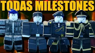 JOGUEI com TODAS AS SKINS MILESTONE do GUEST 1337 no FORSAKEN ROBLOX