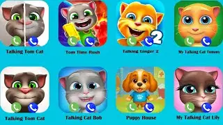 My Talking Cat Lily,Talking Cat Bob,Puppy House,Talking Tom Cat,Tom Time Rush,Talking Ginger 2