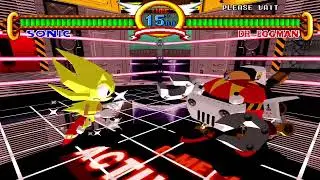 Sonic The Fighters Super Sonic Vs Eggman Aka Eggface