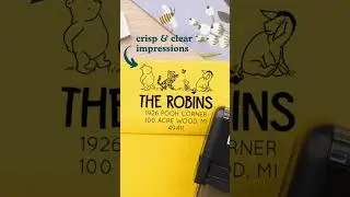 Winnie the Pooh Address Stamps