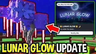 New LUNAR GLOW UPDATE EARLY LOOK Leaks in Roblox Grow a Garden..
