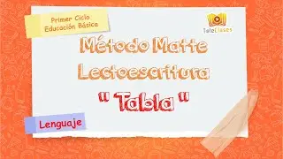 M&eacute;todo Matte Lectoescritura - Tabla