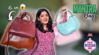 *AFFORDABLE* Myntra Bags Haul 🛍️👜| Sling, Shoulder, Laptop, Handbag Collection Under 1000 😍😱