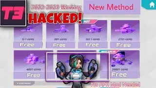 HOW TO HACK IN T3 ARENA | T-GEMS FOR FREE! | 2022-2023 WORKING| NO APK MOD NEEDED