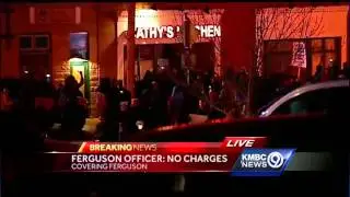Gunfire reported outside Ferguson police headquarters