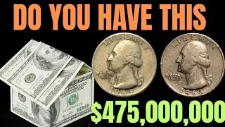 THIS rarest dirty Old Washington Quarters just sold for$475,000,000_check Pocket!