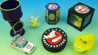 Видеообзор набора из 6 коллекционных предметов KFC 1997 года «Охотники за привидениями»
