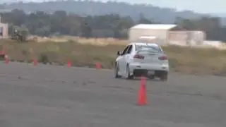 Mitsubishi Evo X Sam Smash Powerslide