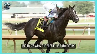 Justify colt BIG TRUZZ wins the $300,000 ELLIS PARK DERBY under Tyler Gaffalione!