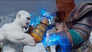 God Of War Ragnarok Young Kratos Vs Thor Boss Fight