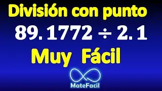 13. Cómo dividir con punto decimal, y comprobación. EJERCICIO RESUELTO