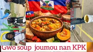 Anpil soup joumou ap bèy sou kanal gwo koze vin gade anbyans lan nan kpk 