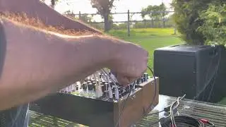 104 playing ambient outside twice the previous system, with Chaos, Plaits, Natural Gate, Beads