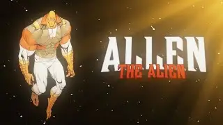 ALLEN THE ALIEN COMIC ANIMATION (4k quality 60 fps)