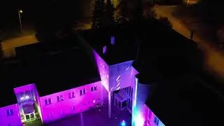 Valotaide (Elisa Hillg&eacute;n)Kangasniemen kunnantalo
