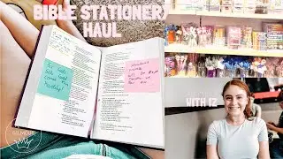 BIBLE STATIONERY HAUL For Supplies 📕 I Started Bible Journaling to Study the Bible