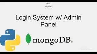 Python Login System Showcase | Admin Panel