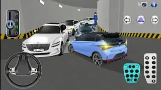 New Blue ￼i20 N Car Stuck in Parking Garage-3D Driving Class-Car Game-3D Driving Class 2026-Update 
