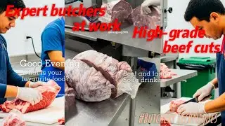 Inside the Meat Processing Room: Precision Cutting & Butchery Techniques