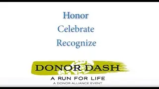 Donor Dash - A Run for Life!