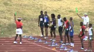 2011 USATF JUNIOR OLYMPIC CHAMPIONSHIPS - 100 METER SEMI-FINALS -IB - HEAT 2