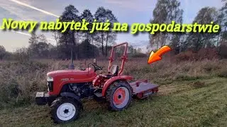 Nowy nabytek na gospodarstwie/kosiarka sadownicza do jinma 254/testy omówienie i pierwsza naprawa 😁