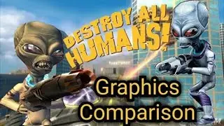 Destroy All Humans! Graphics Comparison (2005 vs 2020) | Main Menu and Intro