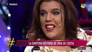 Emotiva historia de vida de Costa: 