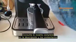 Rese&ntilde;a del Cecotec Cafetera Express Manual Power Espresso 20 Essential. 850W, 20 Bares, Vaporizador