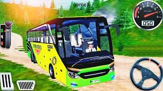 Offroad Coach Bus Driving 2025 | Real Uphill Bus Simulator 3D Gameplay (Android)