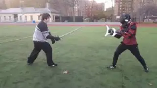 Long Sword vs Bagua Deer Hook Swords