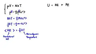 11.3.5 Derivation of Internal Energy Formula for Ideal Monatomic Gas